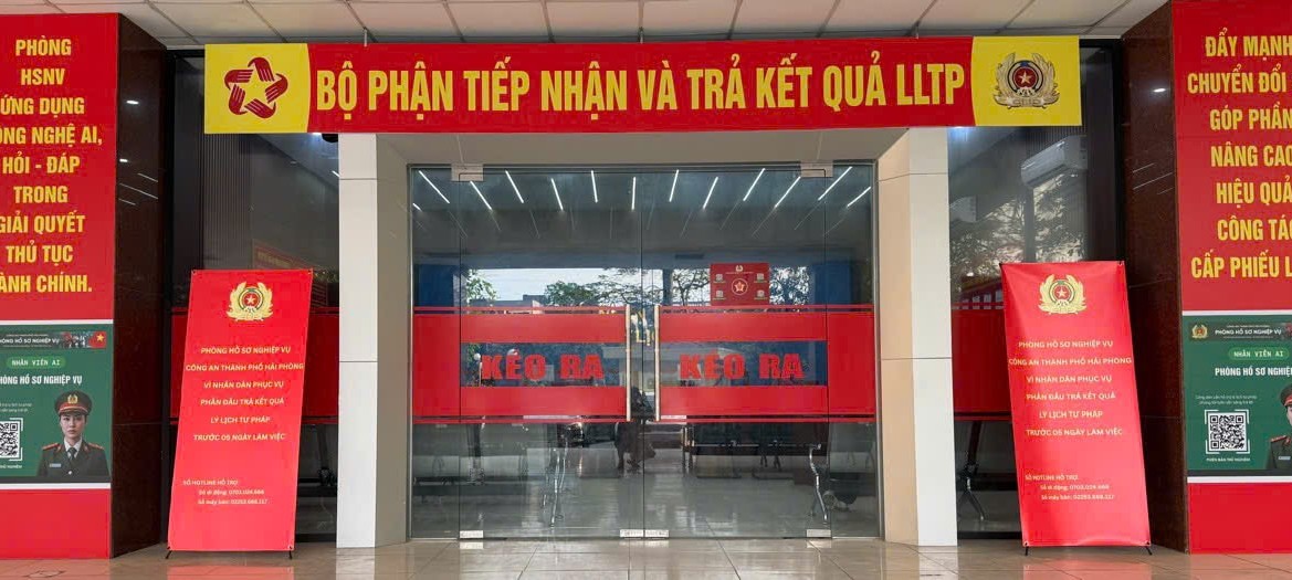 Thông báo dừng tiếp công tại phòng tiếp dân Phòng Hồ sơ nghiệp vụ đối với thủ tục cấp Phiếu lý lịch tư pháp